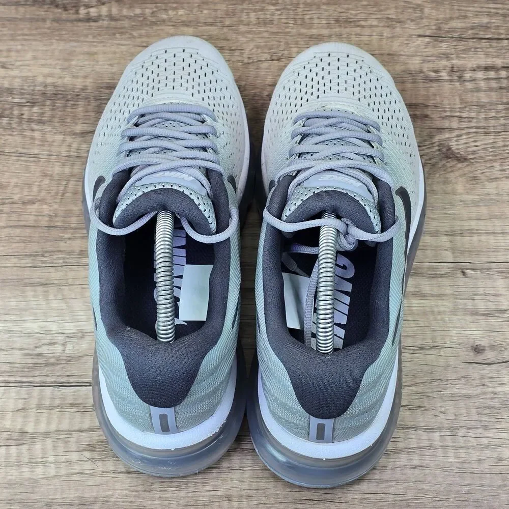 Nike Air Max 2017 Men's Size 8.5 Light Bone Gray Running Shoes 849559-101